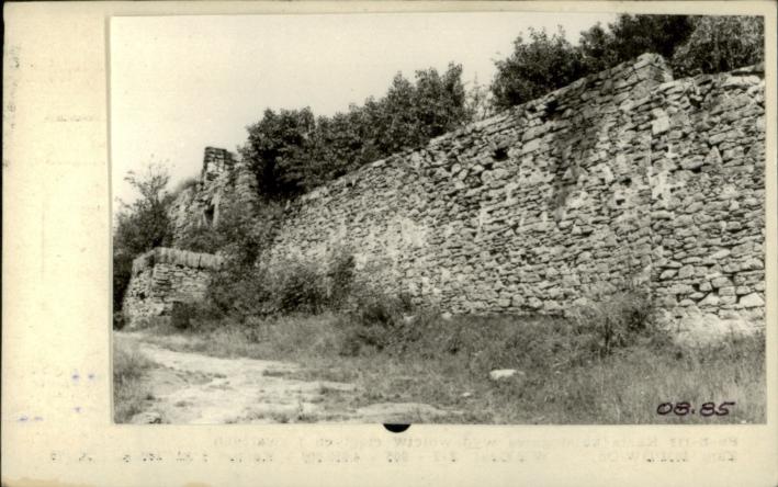 pozostałości fortyfikacji fragment fortu, skan 2