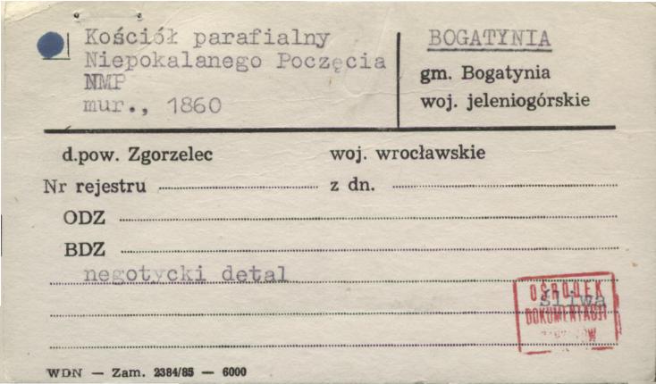 kościół par. Niepokalanego Poczęcia Najświętszej Maryi Panny, skan 1