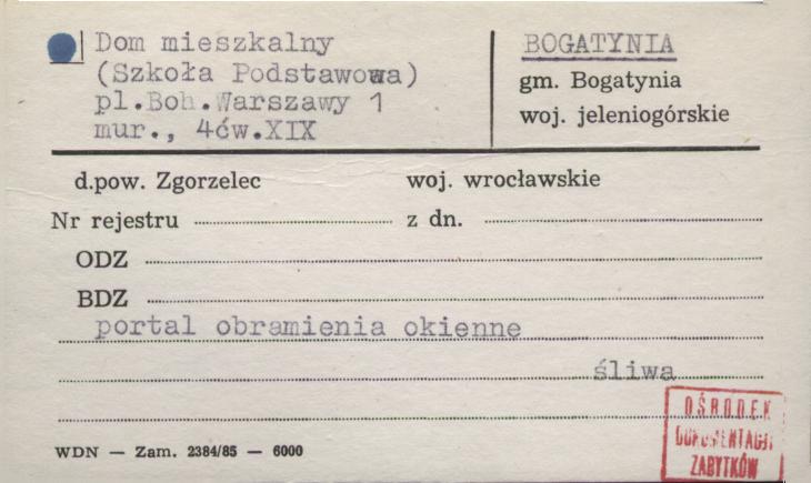dom mieszkalny (szkoła podstawowa), skan 1