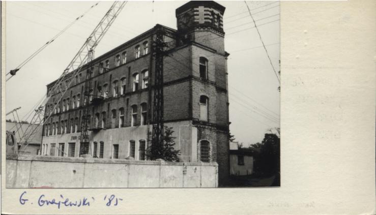 hala produkcyjna, ob. szkoła górnicza, skan 2