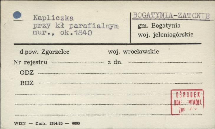kapliczka przy kł parafialnym, skan 1