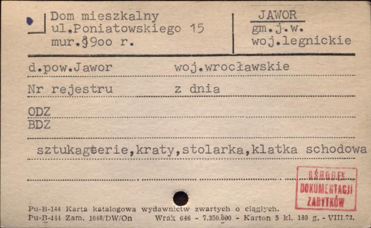 kamienica, skan 1