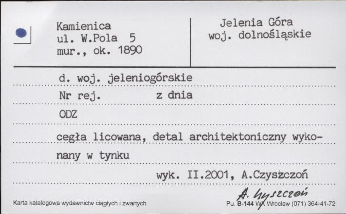 kamienica, skan 1