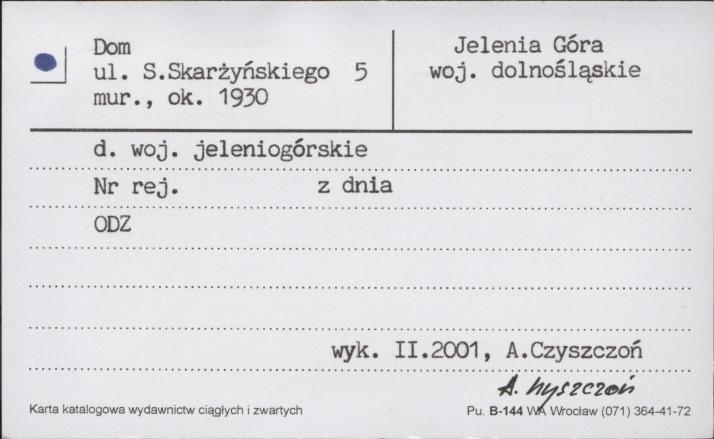 dom, skan 1