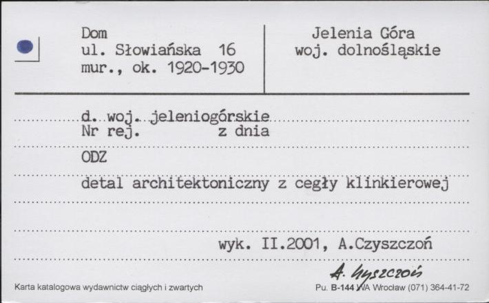 dom, skan 1