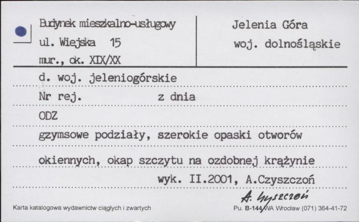 budynek mieszkalno-usługowy, skan 1