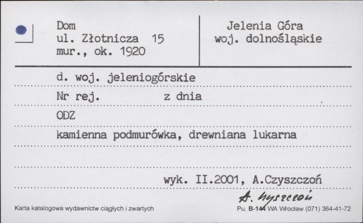 dom, skan 1