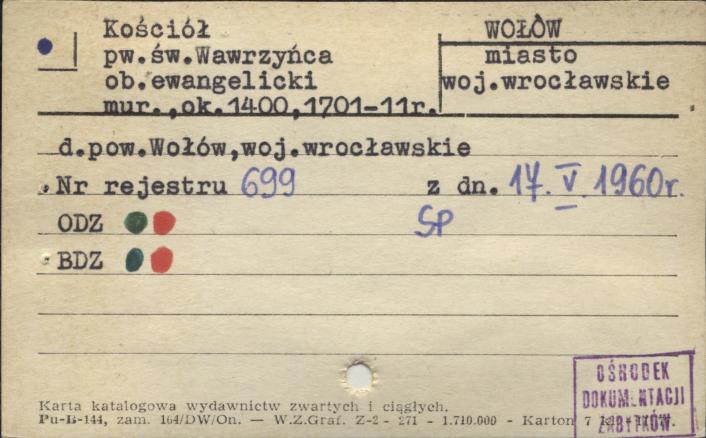 kościół pw. św. Wawrzyńca, ob. ewangelicki, skan 1