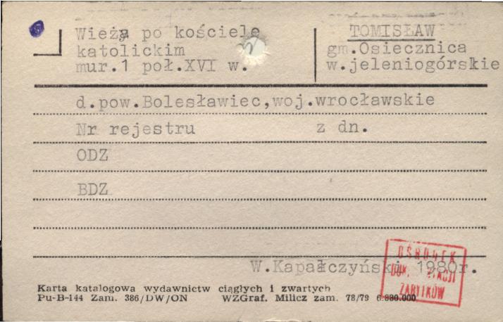 wieża po kościele katolickim, skan 1