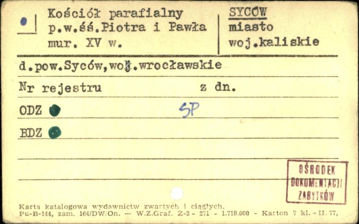 kościół par. pw. śś. Piotra i Pawła, skan 1