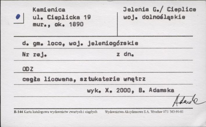 kamienica, skan 1