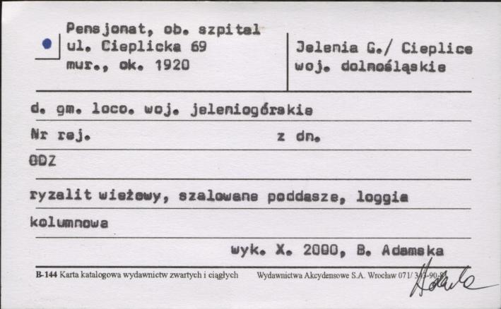 pensjonat, ob. szpital, skan 1