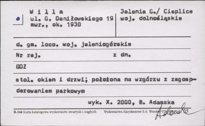 willa, skan 1