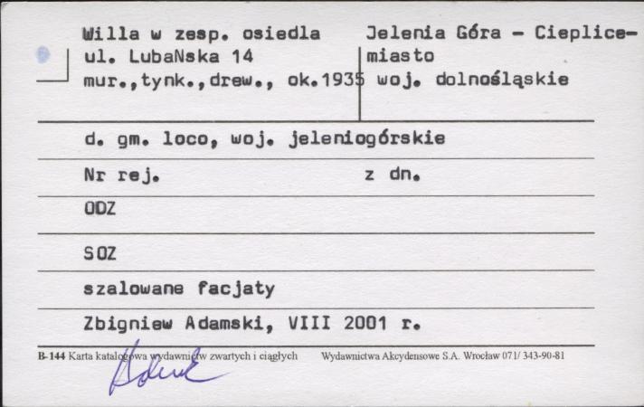 willa w zespole osiedla, skan 1
