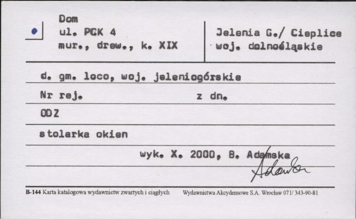 dom, skan 1