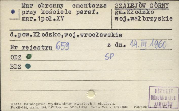 mur obronny cmentarza przy kościele paraf., skan 1