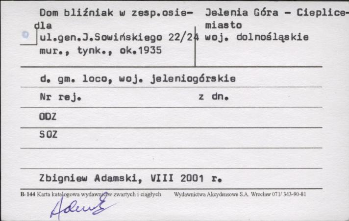 dom bliźniak w zesp. osiedla, skan 1