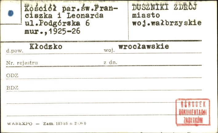 kościół par. św. Franciszka i Leonarda, skan 1
