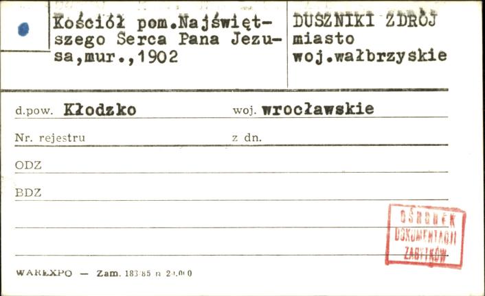 kościół pom. Najświętszego Serca Pana Jezusa, skan 1
