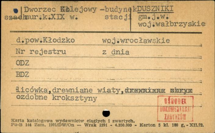 dworzec kolejowy - budynek stacji, skan 1