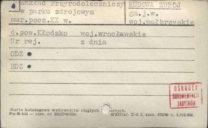 zakład przyrodoleczniczy w parku zdrojowym, skan 1