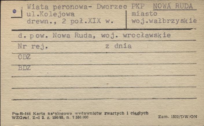 wiata peronowa - dworzec PKP, skan 1
