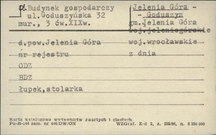 budynek gospodarczy, skan 1