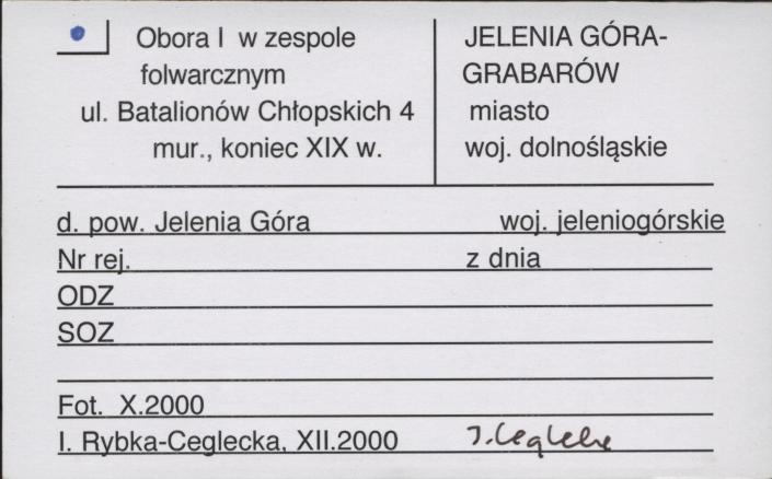 obora I w zespole folwarcznym, skan 1