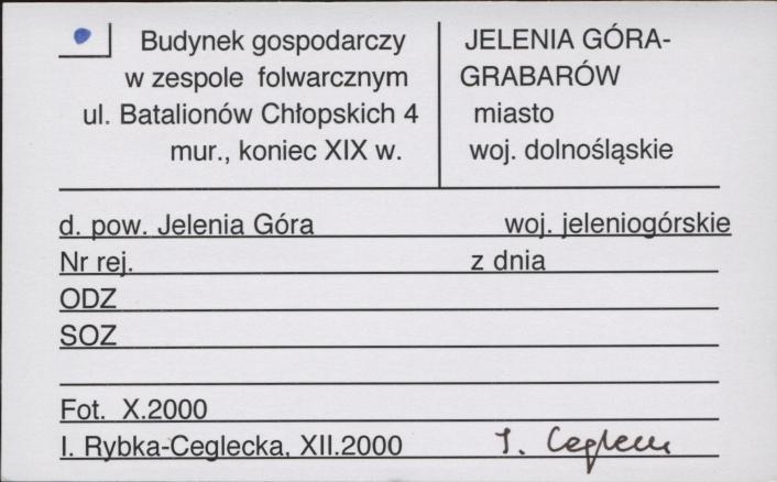 budynek gospodarczy w zespole folwarcznym, skan 1