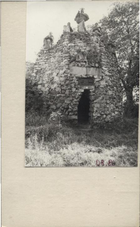 Kaplica Przemienienie na Górze Tabor. Grota Św. Franciszka , skan 2