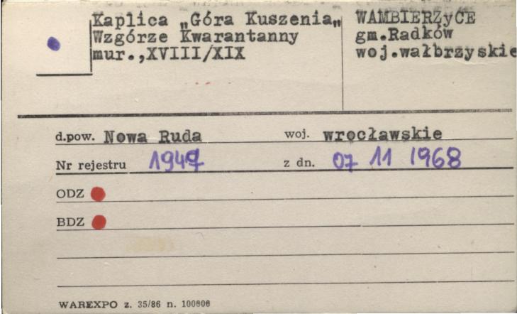 Kaplica Góra Kuszenia, skan 1