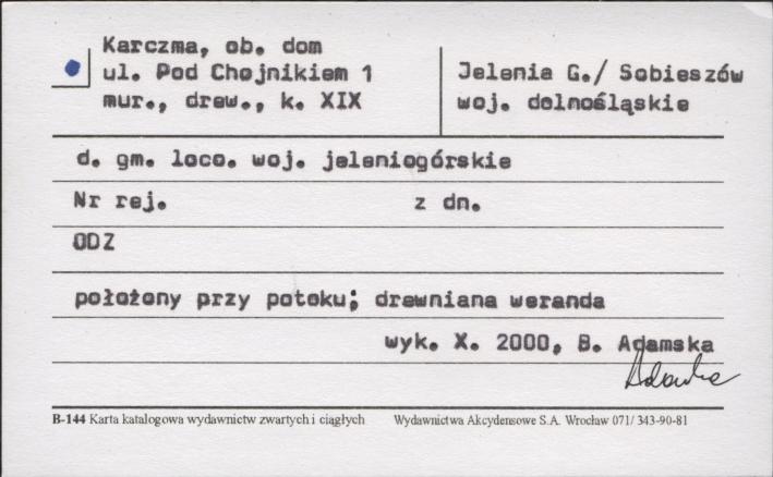 karczma, ob. dom, skan 1