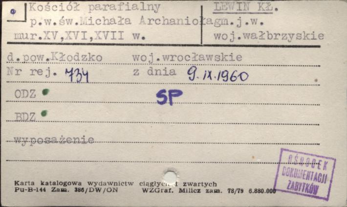 kościół par. pw. św. Michała Archanioła, skan 1