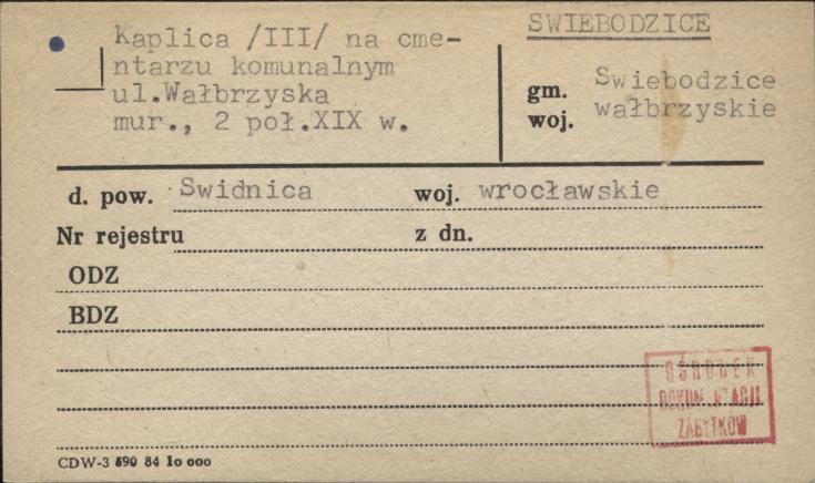 kaplica/III/ na cmentarzu komunalnym, skan 1