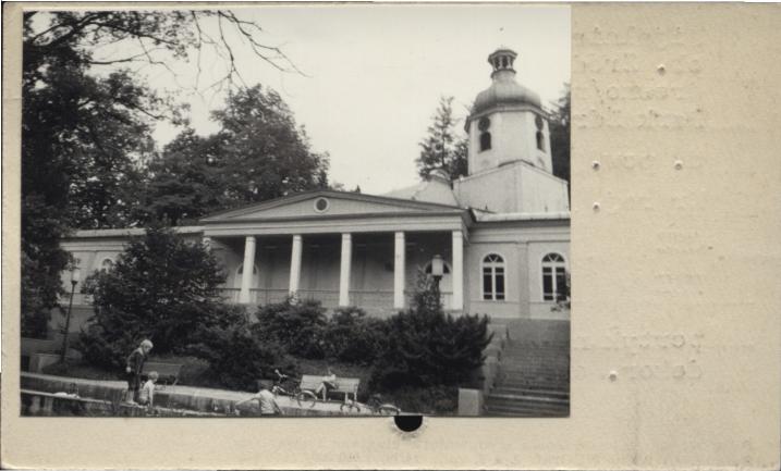 pijalnia Albrechtshalle ob. źródło Dąbrówka, Park Zdrojowy, skan 2