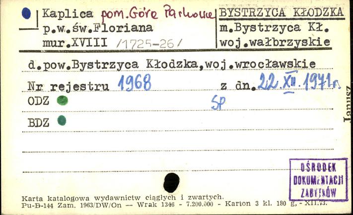 kaplica pw. św. Floriana, skan 1