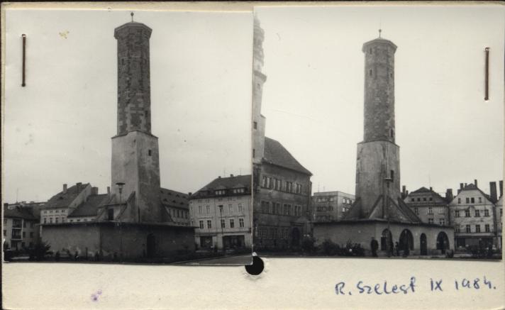 wieża starego ratusza zw. Kramarska, skan 2