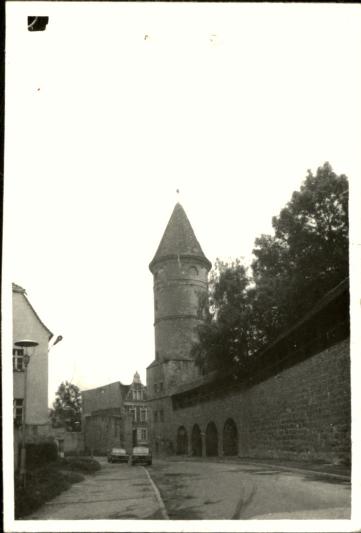 wieża Bramy Lubańskiej z obwarowań miejskich, skan 5