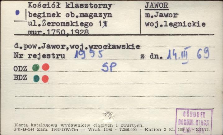 kościół beginek, ob. magazyn, skan 1