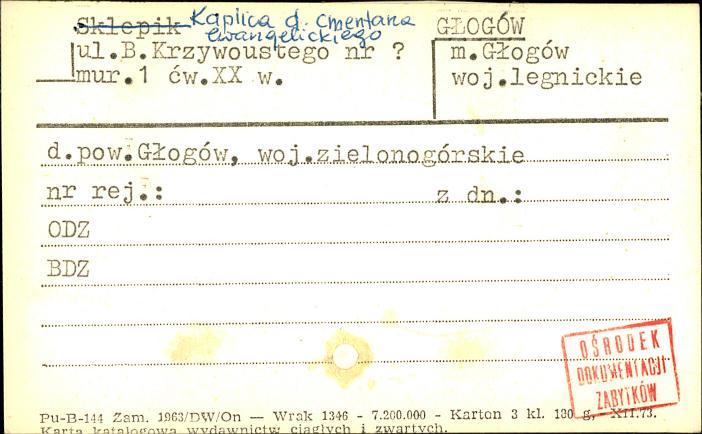 kaplica d. cmentarza ewangelickiego, skan 1