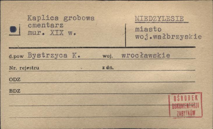 kaplica grobowa cmentarza, skan 1