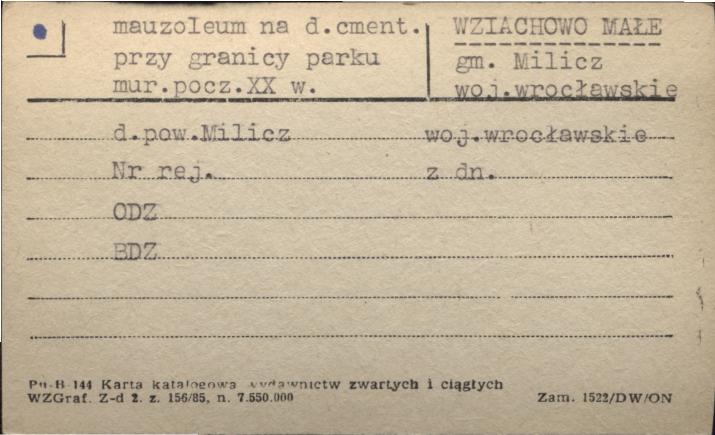 mauzoleum na d. cmentarzu, skan 1