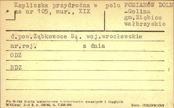 kapliczka przydrożna, skan 1