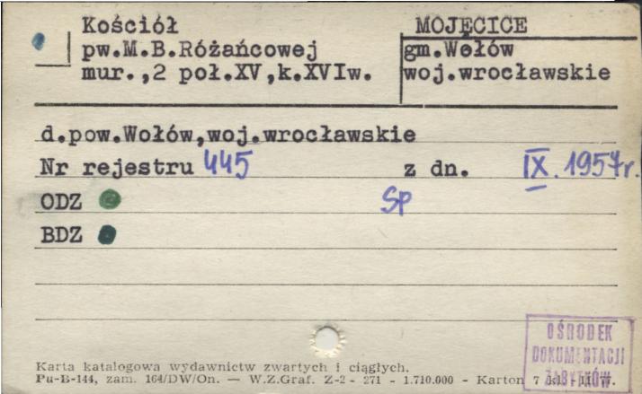 kościół pw. Matki Bożej Różańcowej, skan 1