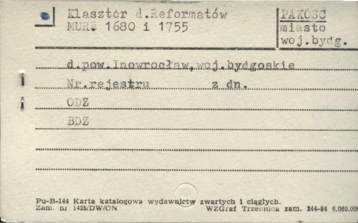 klasztor reformatów, skan 1