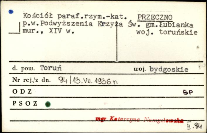 kościół rzym.-kat. par. pw. Podwyższenia Krzyża Świętego, skan 1