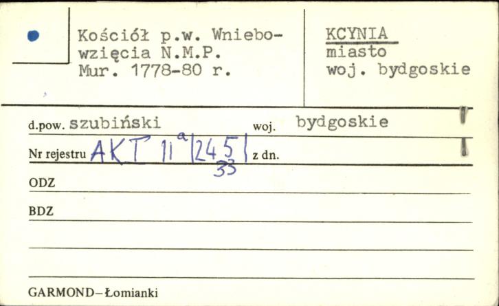 kościół pw. Wniebowzięcia Najświętszej Maryi Panny, skan 1