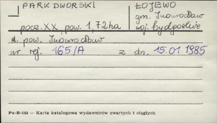 park dworski, skan 1
