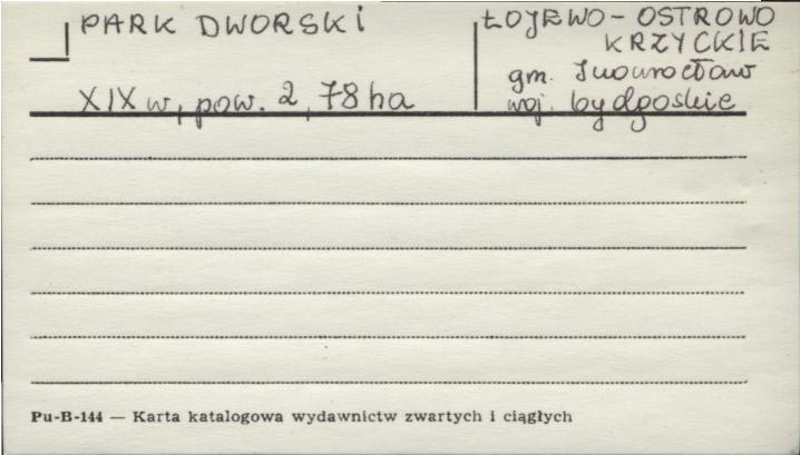 park dworski, skan 1