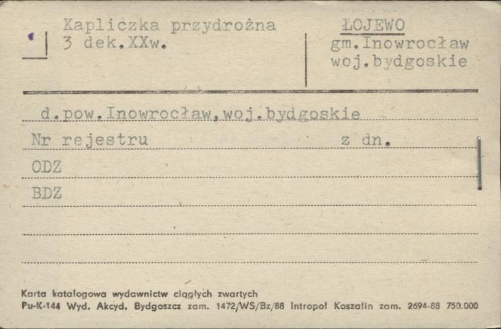 kapliczka przydrożna, skan 4
